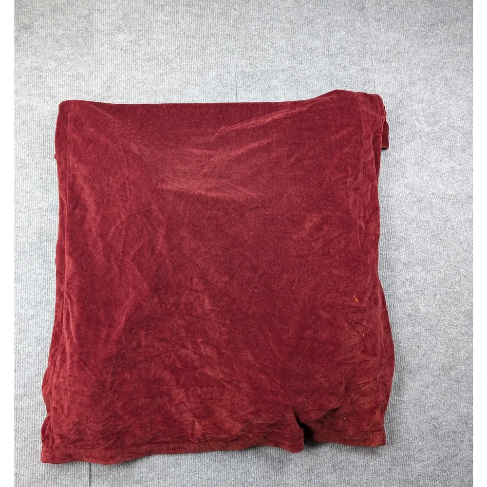 Vintage Christian Dior Robe One Size Red Velour Quiet Luxury Bath Old Money